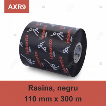 Ribon Armor Inkanto AXR9, rasina (resin), negru, 110mmx300m