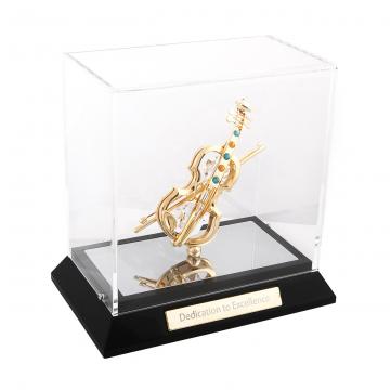 Figurina Vioara cu cristale Swarovski in caseta de la Luxury Concepts Srl
