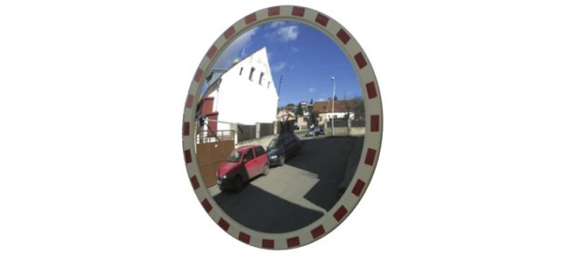Oglinda de securitate circulara convexa supraveghere trafic