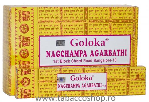 Betisoare parfumate Goloka Nag Champa 16gr de la Maferdi Srl