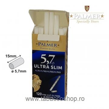 Filtre tigari Palmer Ultra Slim Pre-cut 120 5.7mm de la Maferdi Srl