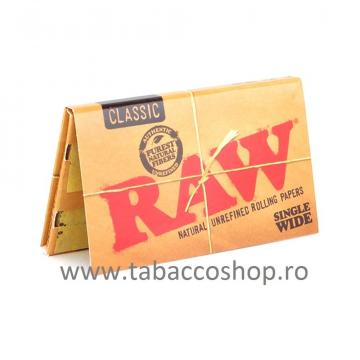 Foite pentru tigari Raw Classic Single Wide 100
