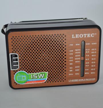 Radio portabil Leotec LT-609B World Reciever