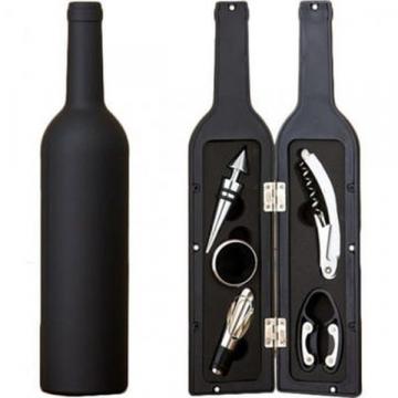 Set desfacator pentru vin in forma de sticla GR331 de la Www.oferteshop.ro - Cadouri Online