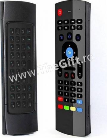 Telecomanda Smart TV, 3D Airmouse si tastatura Wireless de la Thegift.ro - Cadouri Online
