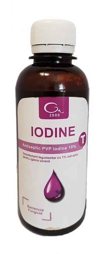 Dezinfectant tegumente pe baza de iod Iodine T - 200 ml de la Medaz Life Consum Srl