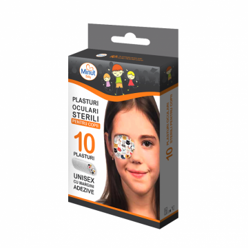 Plasturi pentru ochi cu desene - copii - 10 buc de la Medaz Life Consum Srl