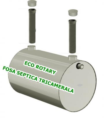 Fose ecologice tricamerale Imhoff 2200 litri 4-5 loc de la Eco Rotary Srl