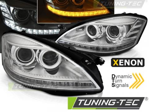 Faruri compatibile cu Mercedes W221 05-09 Daylight crom SEQ de la Kit Xenon Tuning Srl