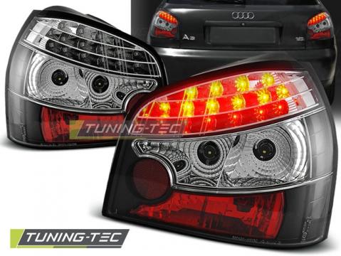 Stopuri LED compatibile cu Audi A3 08.96-08.00 negru LED de la Kit Xenon Tuning Srl