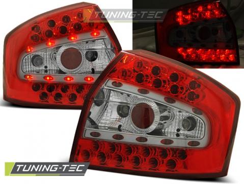 Stopuri LED compatibile cu Audi A4 8E 10.00-10.04 Sedan rosu