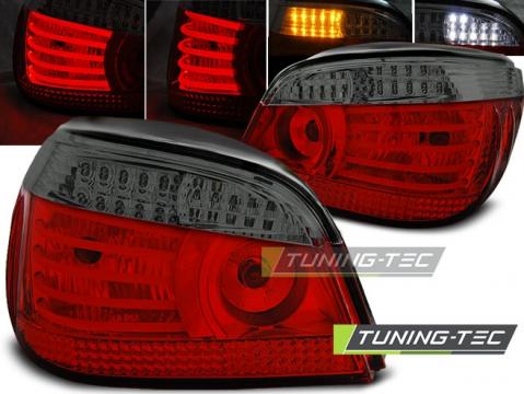 Stopuri LED compatibile cu BMW E60 07.03-07 rosu fumuriu LED de la Kit Xenon Tuning Srl