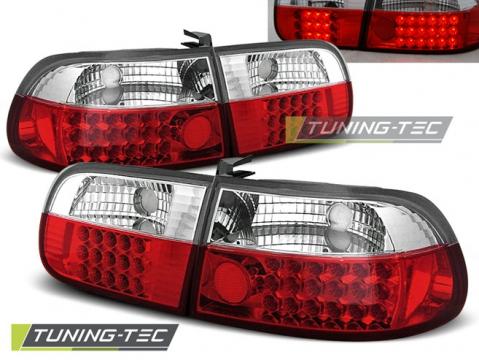 Stopuri LED Honda Civic 09.91-08.95 3D red, alb LED de la Kit Xenon Tuning Srl