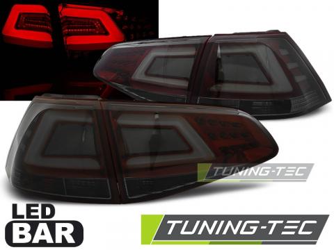 Stopuri LED compatibile cu VW Golf 7 13-17 fumuriu rosu LED de la Kit Xenon Tuning Srl