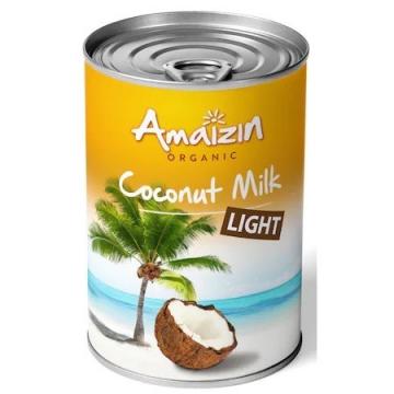Lapte din nuci de cocos Amaizin Light 9%, Eco 400 ml de la Biovicta