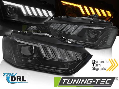 Faruri Headlights LED negru SEQ Audi A4 B8 12-15 de la Kit Xenon Tuning Srl