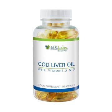 Supliment alimentar HS Labs ulei ficat cod, 500 mg de la Krill Oil Impex Srl