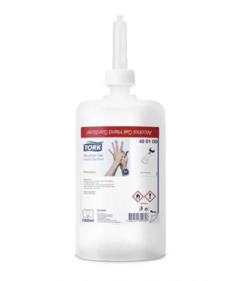 Gel dezinfectant Alcoholgel 1L Tork Aviz biocid de la MKD Professional Shop Srl
