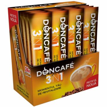 Cafea instant plic Doncafe Mix 3 in 1 24x13 g de la KraftAdvertising Srl