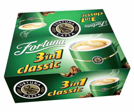 Amestec de cafea solubila plic Fortuna 3in1 Classic 24x15g