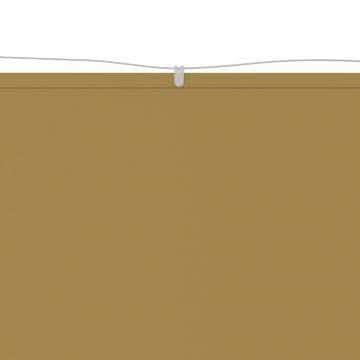 Copertina verticala, bej, 100x600 cm, tesatura Oxford de la VidaXL
