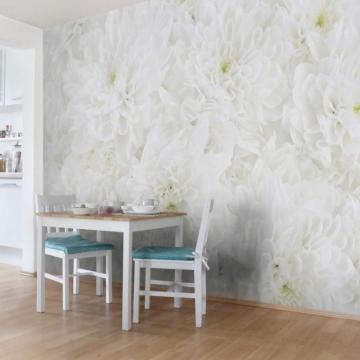 Fototapet vlies Mare de flori albe de la Arbex Art Decor