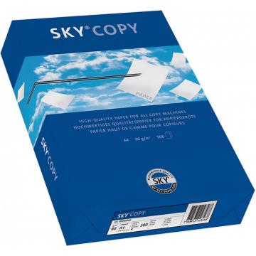 Hartie copiator premium A4, 80 g/mp, 500 coli/top, SKY Copy