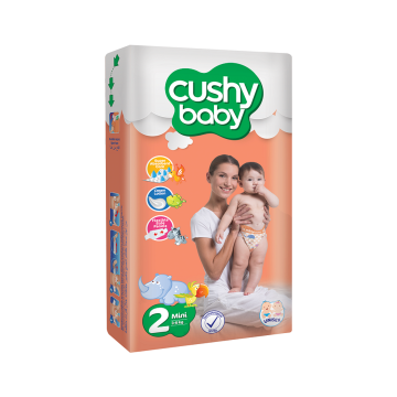 Scutece copii Cushy baby 160 bucati Mini marime 2, 3-6 kg de la Europe One Dream Trend Srl