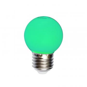 Bec LED 1W G45 E27 verde de la Spot Vision Electric & Lighting Srl