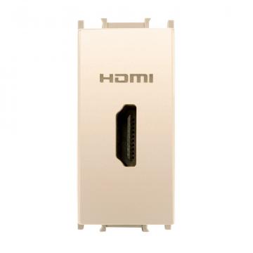 Priza HDMI 1m beige