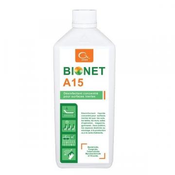 Dezinfectant concentrat pentru suprafete Bionet A15, 1L de la Moaryarty Home Srl