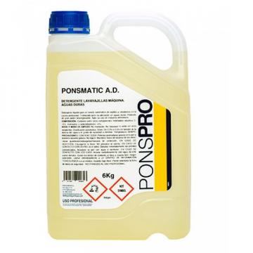 Detergent pentru spalarea vaselor Ponsmatic-A.D., Asevi, 6 L