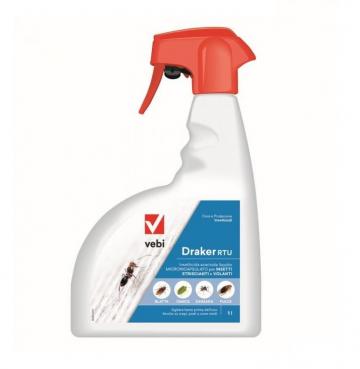 Spray insecticid Draker RTU pentru gandaci, muste, tantari