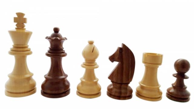 Piese sah lemn german Staunton 5 Clasic EQ de la Chess Events Srl