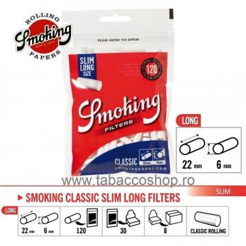 Filtre pentru tigari Smoking Slim Long 120 6mm