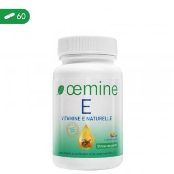 Supliment alimentar Oemine Vitamina E naturala - 60 capsule de la Krill Oil Impex Srl