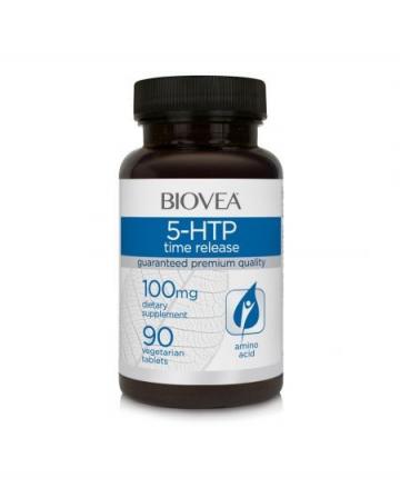 Supliment alimentar Biovea 5-HTP (eliberare treptata) 100 mg