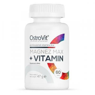Supliment alimentar OstroVit Magnez MAX + Vitamin 60 Tablete de la Krill Oil Impex Srl