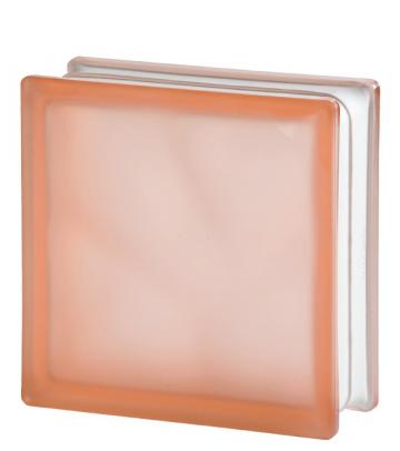 Caramida de sticla roz pentru interior sau exterior