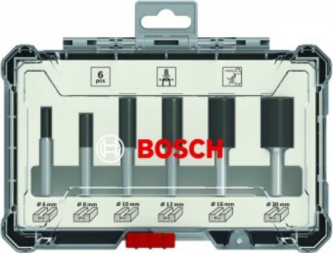Set 6 freze Bosch HM tija 8mm - 3165140957977