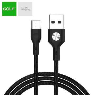 Cablu USB micro USB CD Leather Golf GC-60m, lungime 1 metru de la Sirius Distribution Srl