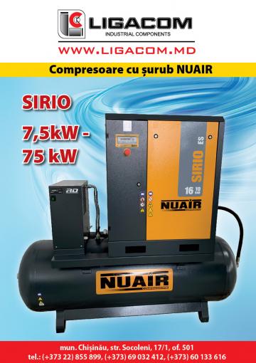 Compresor de aer Nuair Sirio 8-08-270 de la Ligacom Srl