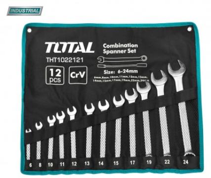 Set chei combinate 6-24 mm Total (Industrial) THT1022121 de la Full Shop Tools Srl