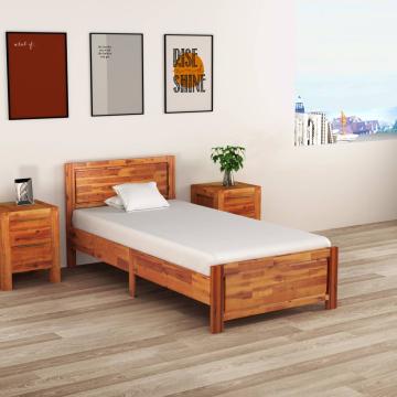 Cadru de pat, 100 x 200 cm, lemn masiv de acacia