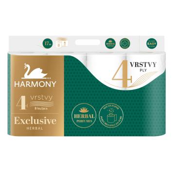 Hartie igienica Harmony Exclusiv Herbal, 4 straturi