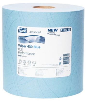Rola hartie industriala Tork Adv. Wiper 430 Blue Perform