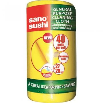 Lavete Sano Sushi Yellow 27x37 cm, 40 buc