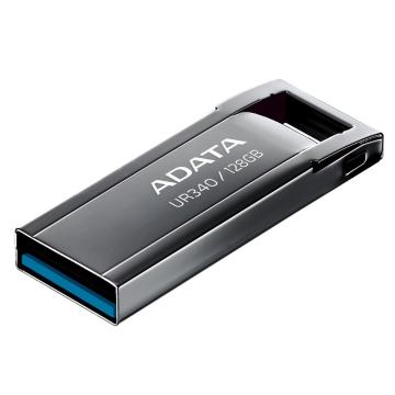 Memorie USB ADATA UR340, 128GB, USB 3.2, Black metalic