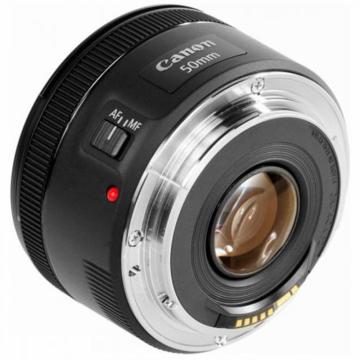 Obiectiv foto Canon EF 50mm f/1.8 STM, negru, AC0570C005AA
