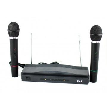 Set 2 microfoane wireless semiprofesionale K&K AT-306